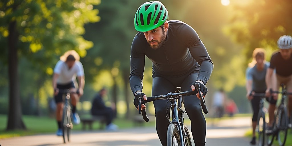 Sécurité maximale en wheeling : équipement complet pour cycliste en skatepark