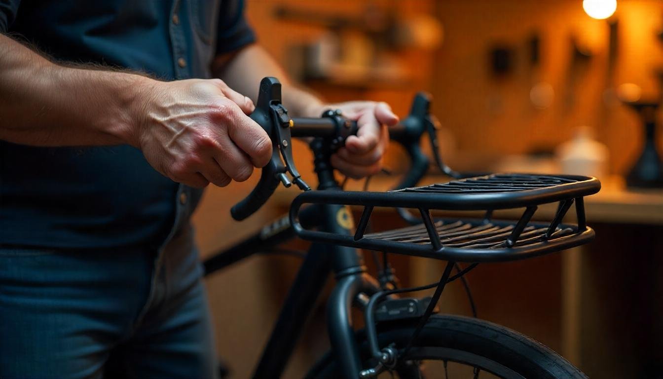 Porte-bagages Avant Vélo En Métal - Universel, Acier, 30x14x27.4 Cm, Pour Vélo Route
